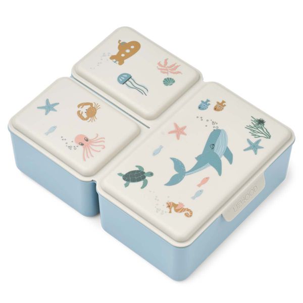 Hovedbilde Liewood Driss matboks, Sea creature/Sandy