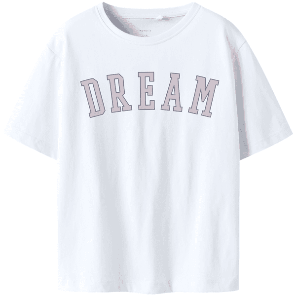 Hovedbilde Name It Nkfrinda t-skjorte til barn, Bright White