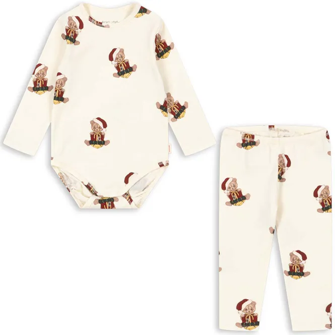 Hovedbilde Konges Sløjd body og leggings-sett til baby, ...