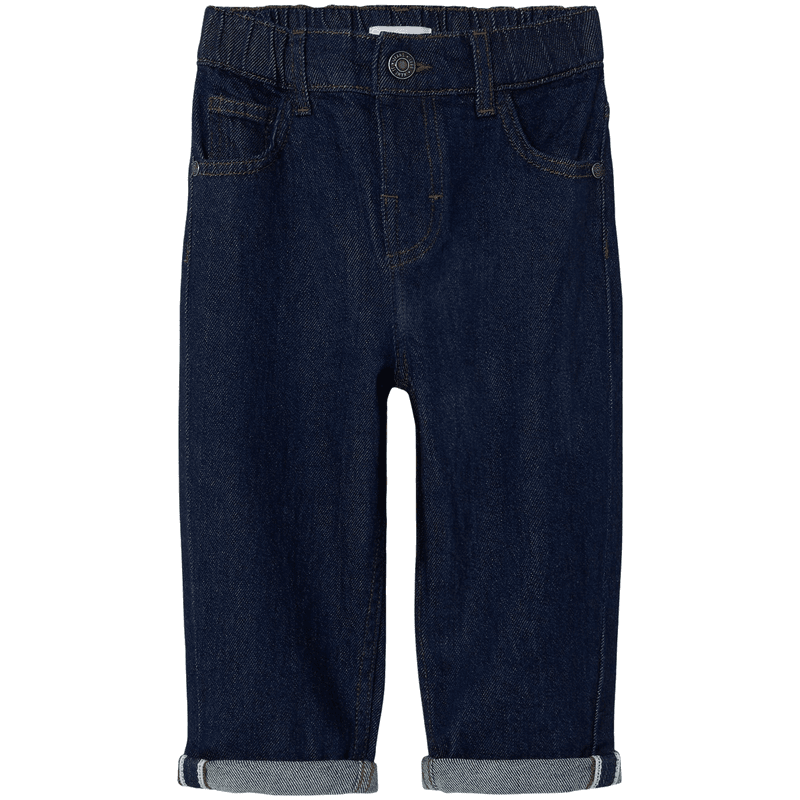 Name It Nmmben tapered jeans til småbarn, Dark Blue Denim