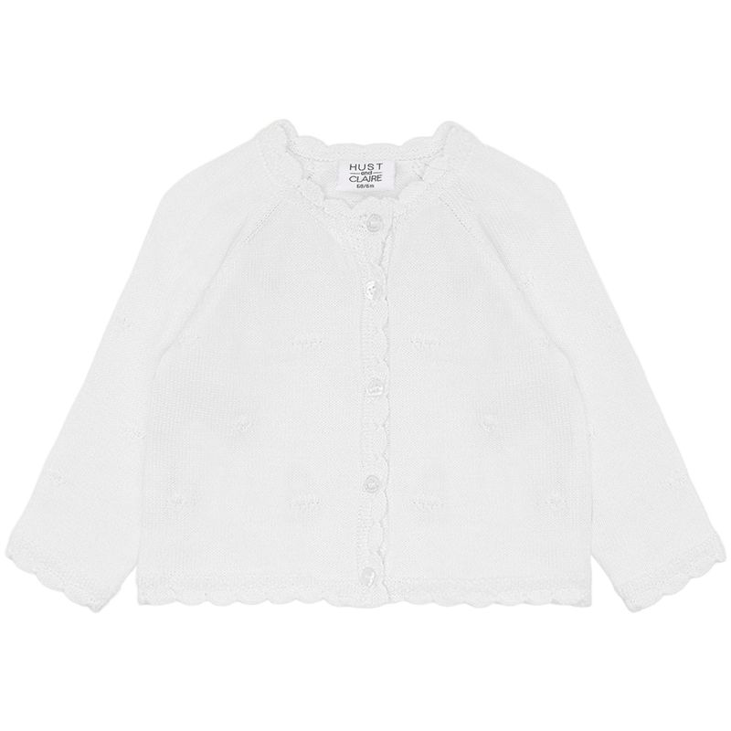 Hust and Claire Hccilja cardigan til barn, White