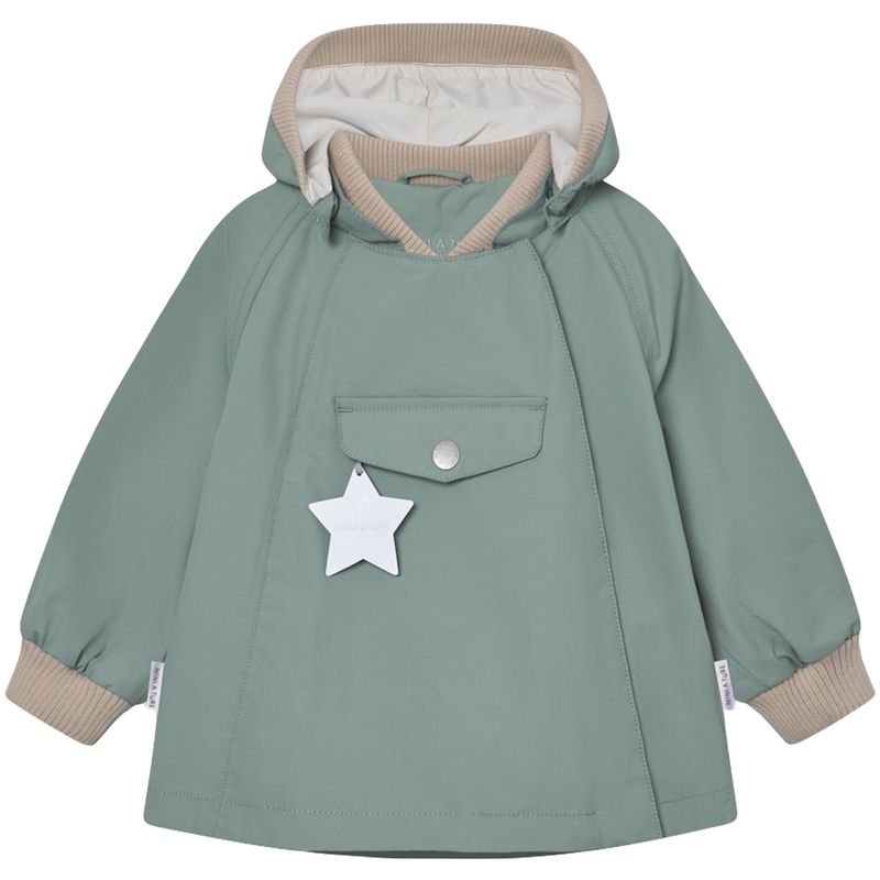 Mini A Ture Matwai vår-og høstjakke småbarn, Granite green