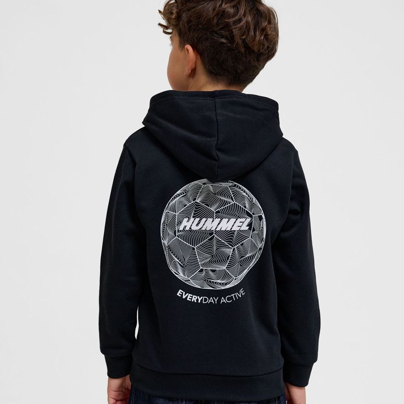 Hummel Casper hettegenser til barn, Black