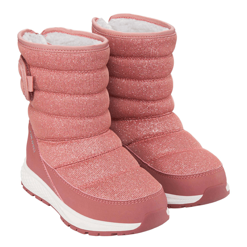 Viking Equip Glitter WP Warm Pull-On vintersko, Pink