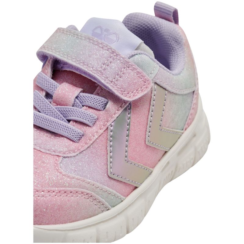 Hummel Crosslite Infant Glitter joggesko, Multi Color Pink