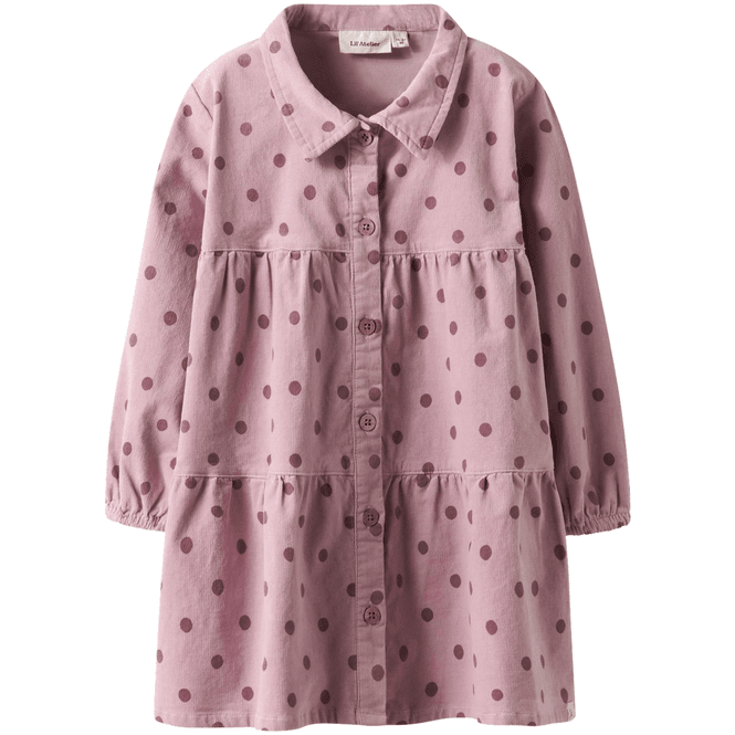 Hovedbilde Lil' Atelier Nmfsomba kjole til småbarn, Violet ...
