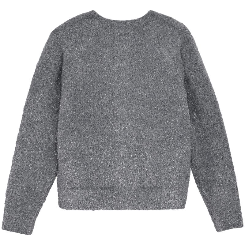 Creamie strikket cardigan til barn, Iron Gate