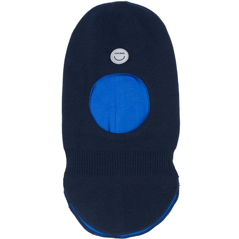 Viking Alv balaclava i ull til barn, Navy