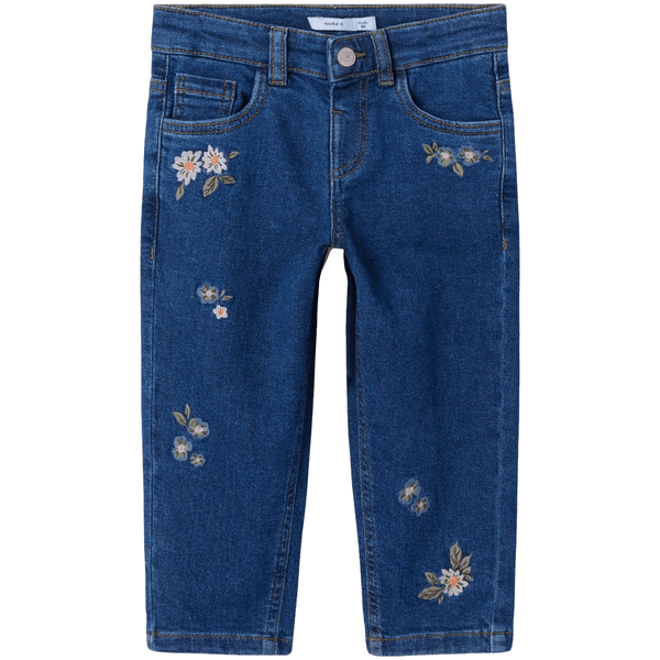 Hovedbilde Name It Nmfbella Mom-jeans til småbarn, Dark Blue ...