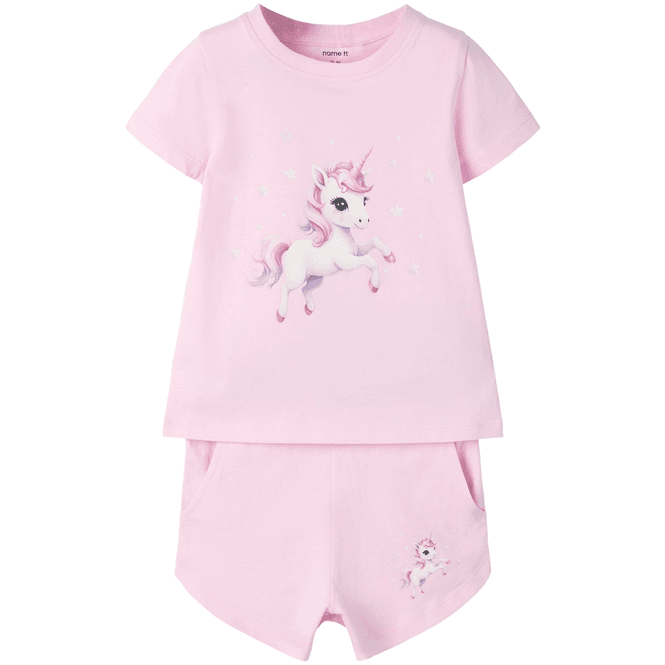 Hovedbilde Name It Nmfhelgas shorts-sett til småbarn, ...