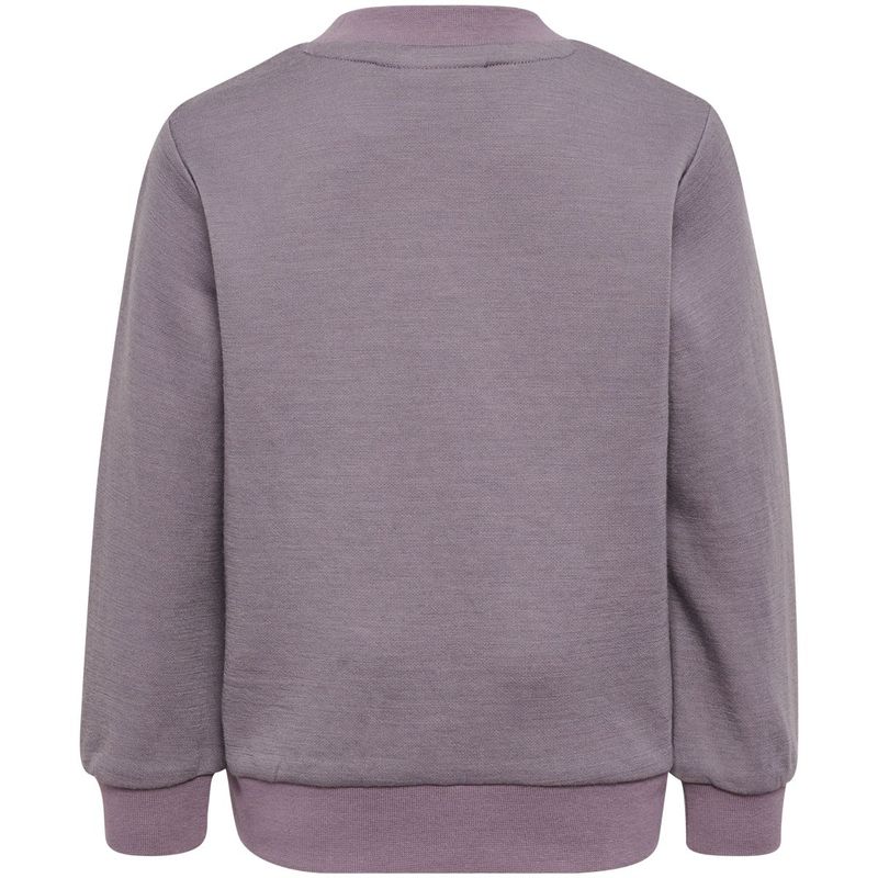 Hummel Hmlmini Bee genser i ull/bomull, Gray Ridge