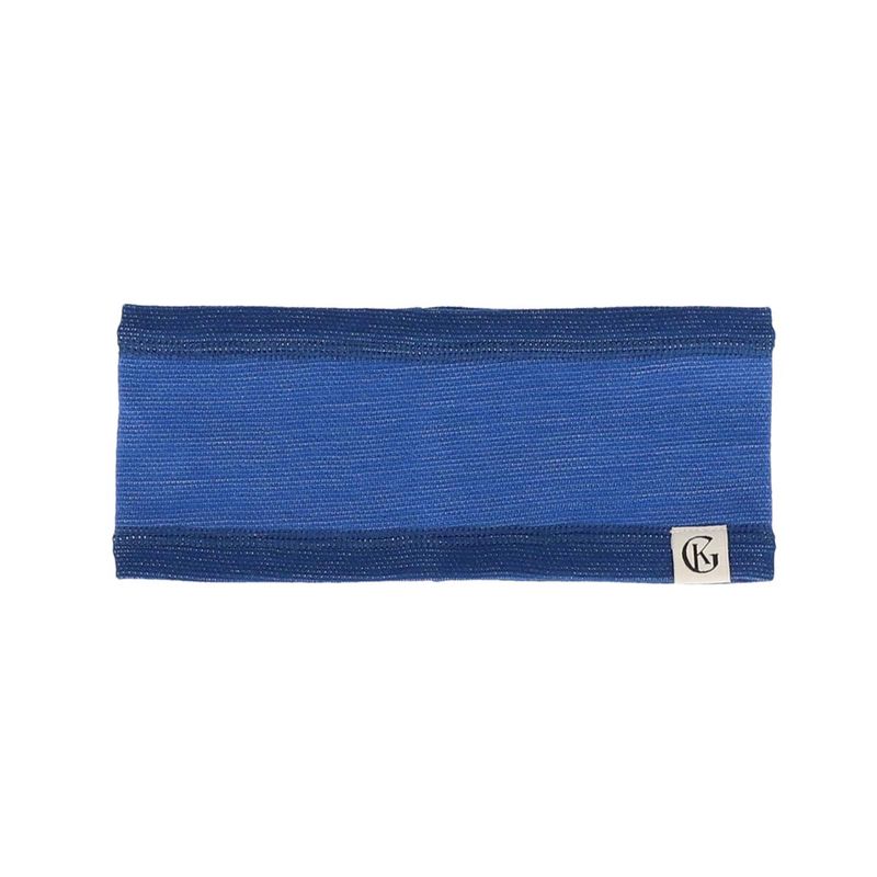 Gullkorn Grana pannebånd i ull/viskose, Denim