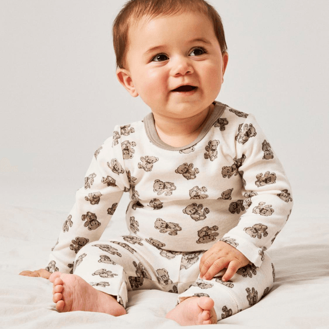 Hovedbilde Name It Nbnwillu leggings i ull til baby, Snow ...