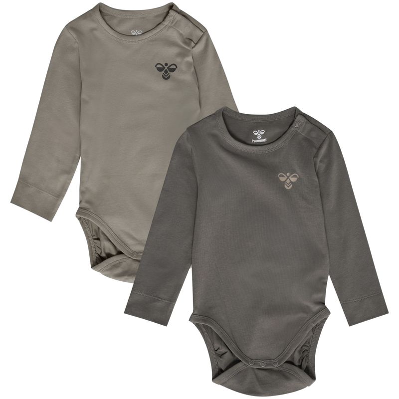 Hummel Hmlmini 2-pack body, Dark Gull Gray/Vintage Khaki