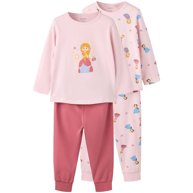 Name It Nmfnightset 2-pack pyjamas, Parfait Pink