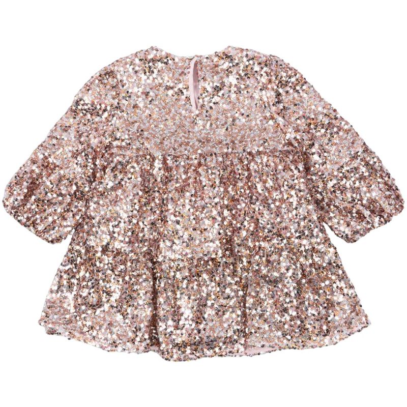Konges Sløjd Lila paljettkjole til barn, Grey/Rosa