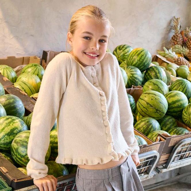 Hovedbilde Kids Only Kogshelda cardigan til barn, Birch