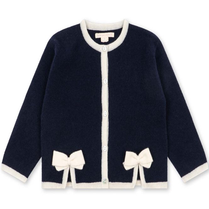 Hovedbilde Konges Sløjd cardigan i ull til barn, Navy Blazer