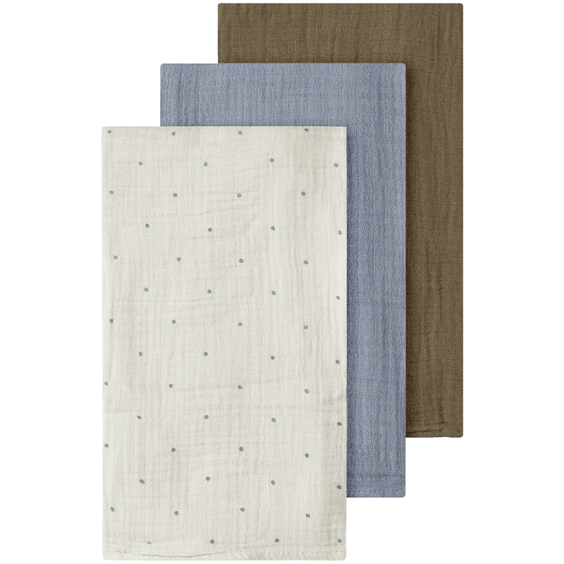 Lil' Atelier Nbnisleys 3-pack gaskluter, Sepia/Sleet