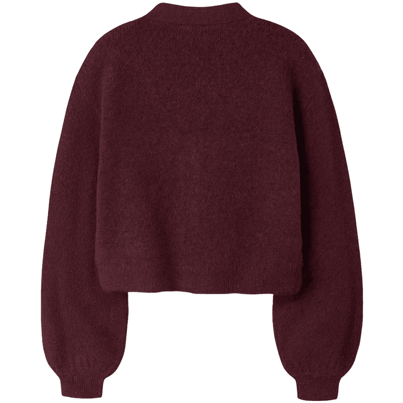Name It Nkfrina strikket cardigan til barn, Burgundy