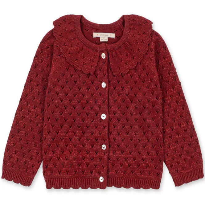 Hovedbilde Konges Sløjd Holiday cardigan til barn, Red ...