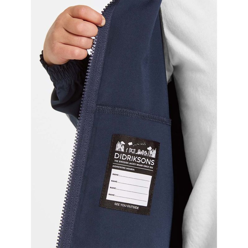 Didriksons Hallon skalljakke til barn, Navy