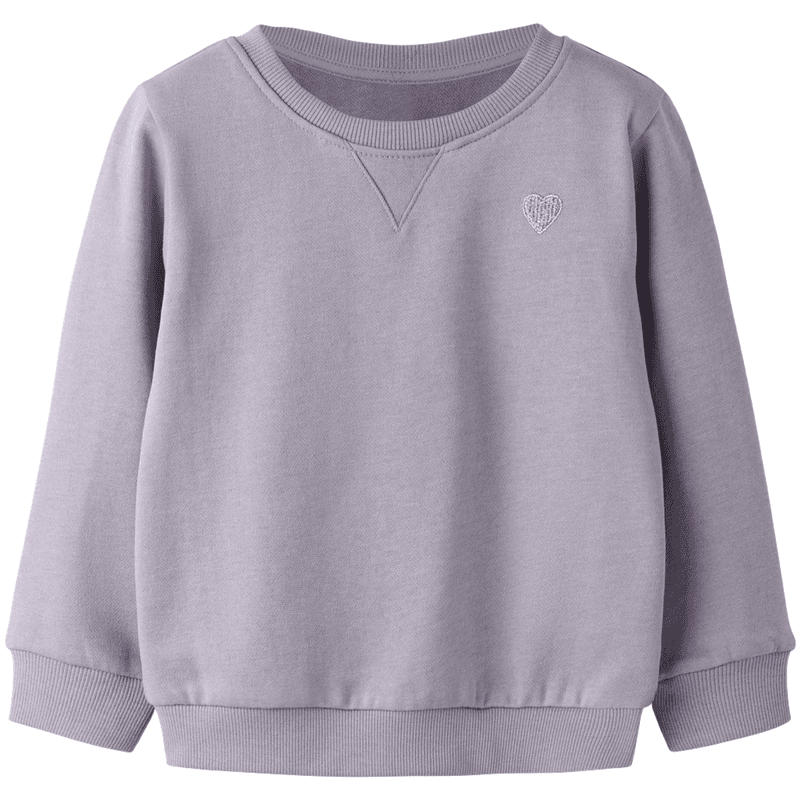 Name It Nmfvima sweatshirt til småbarn, Lavender Gray