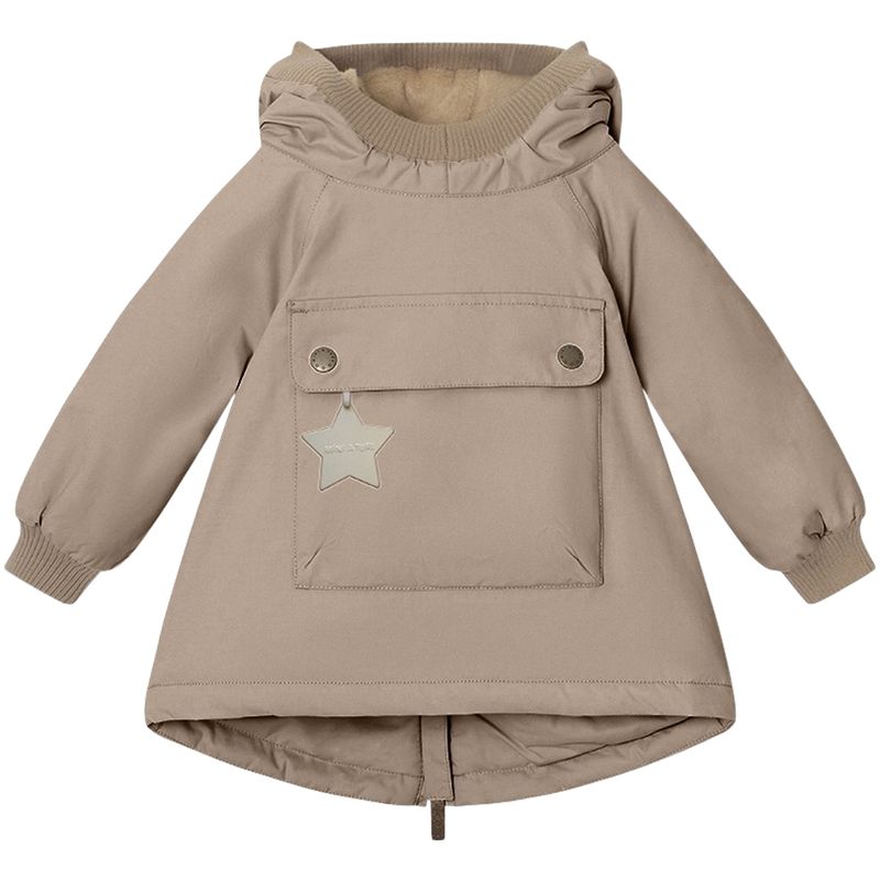 Mini A Ture Wen vinterjakke til baby, Savannah Tan