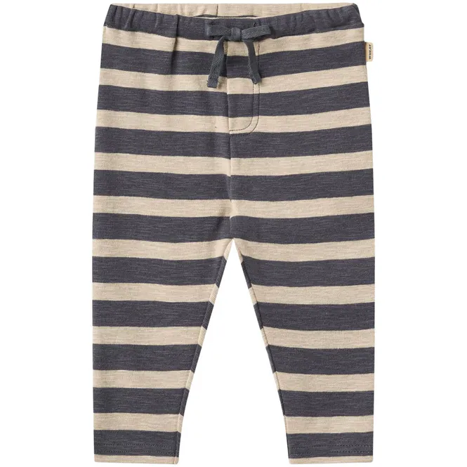 Hovedbilde Wheat Manfred bukse til baby, Greyblue Stripe