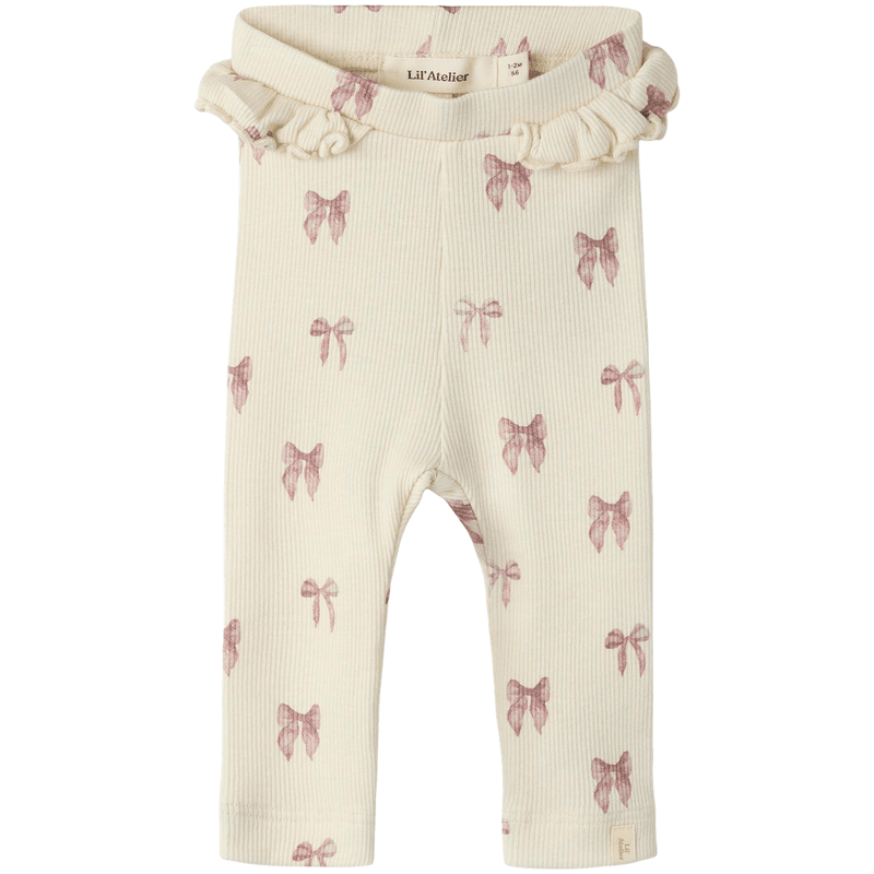 Lil' Atelier Nbfgavo leggings til baby, Turtledove