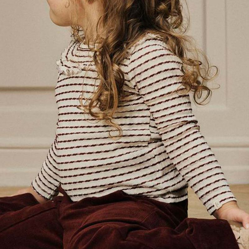 Lil' Atelier Nmfosophia genser til småbarn, Hot Chocolate