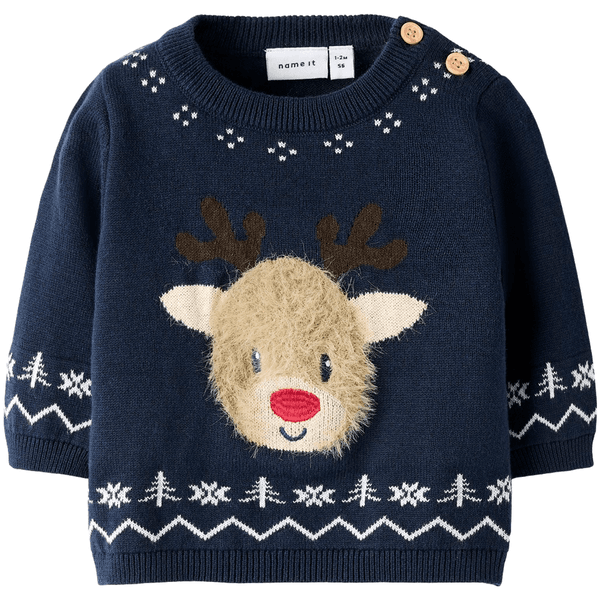 Hovedbilde Name It Nbmreome genser til baby, Navy Blazer