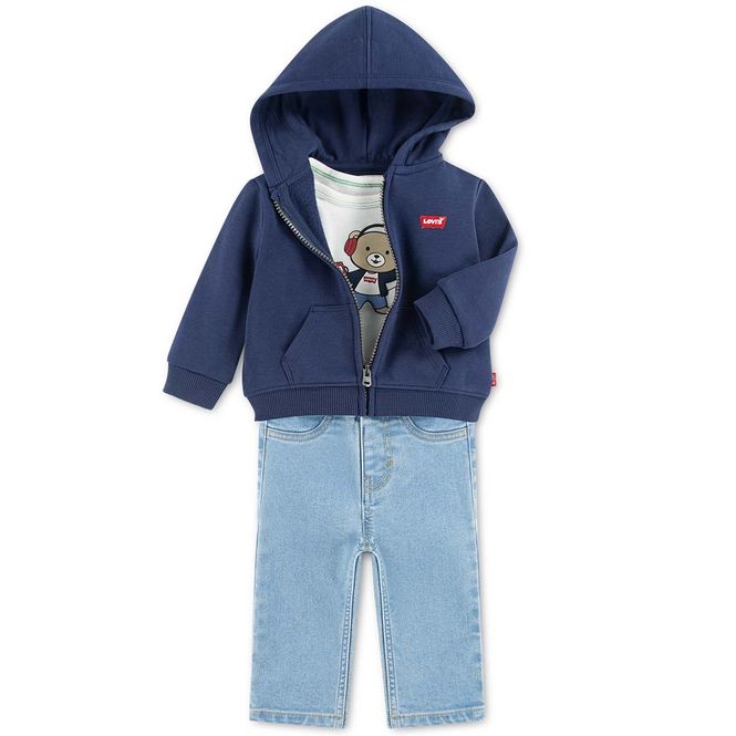 Hovedbilde Levis 3-piece sett til baby, Naval Academy