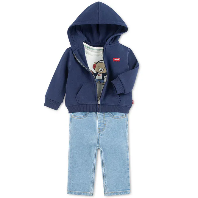 Hovedbilde Levis 3-piece sett til baby, Naval Academy