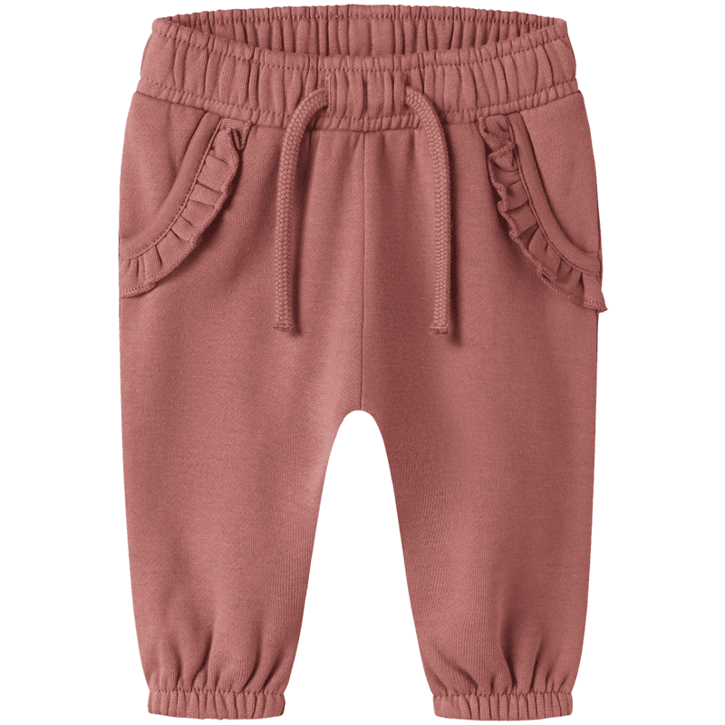 Lil' Atelier Nbfkilano joggebukse til baby, Withered Rose