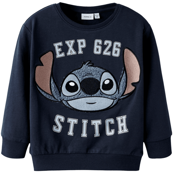 Hovedbilde Name It Nmmonur Stitch sweatshirt, Navy Blazer