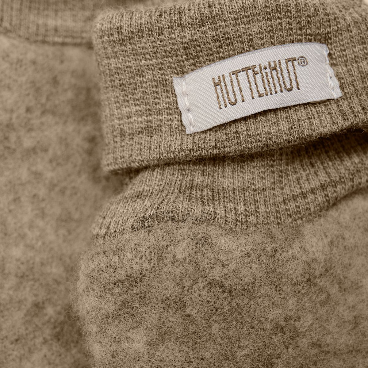 HUTTEliHUT Ullfleece votter 2-lags, Savannah Melange
