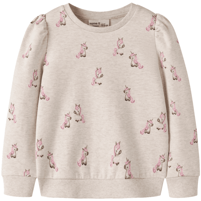 Hovedbilde Name It Nmflaurie sweatshirt til småbarn, Peyote ...