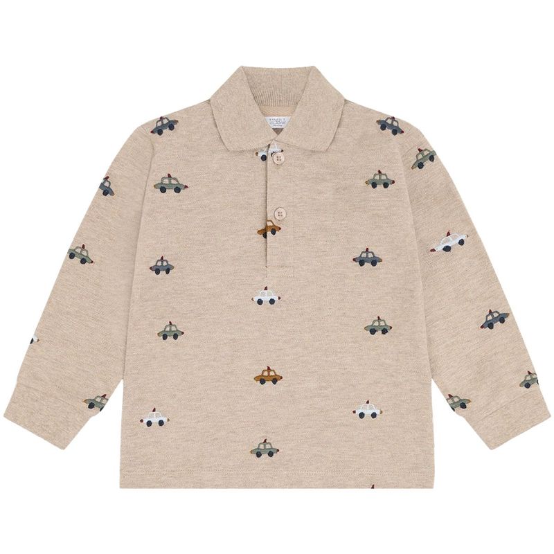 Hust and Claire Hcstevie Police pologenser, Beige Melange