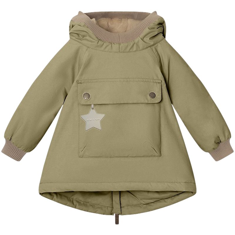 Mini A Ture Wen vinterjakke til baby, Aloe Green
