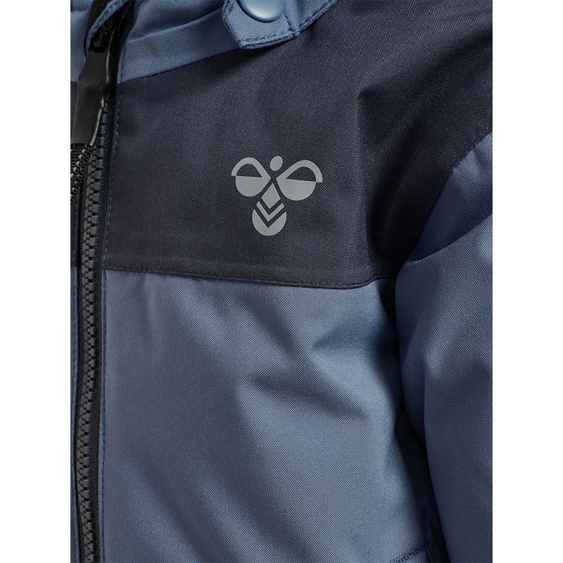 Hummel Hmlmini Block vinterjakke til småbarn, Flint Stone