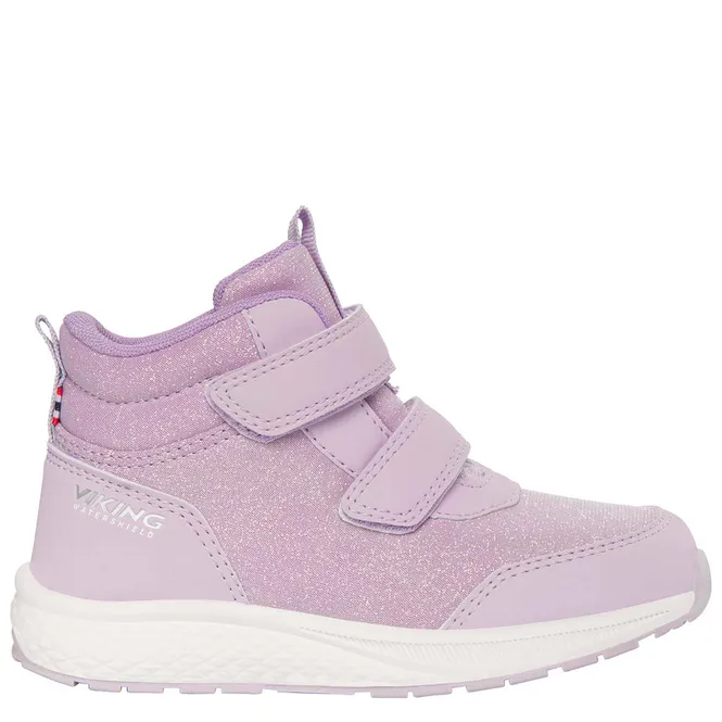 Hovedbilde Viking Bouncy Glitter Mid WP 2V overgangssko, ...