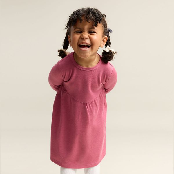 Hovedbilde Gullkorn Amato kjole i ull/bambus til barn, Varm ...