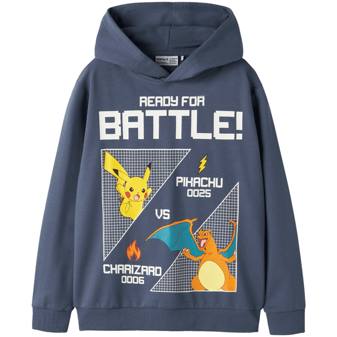 Hovedbilde Name It Nkmjol Pokemon hettegenser til barn, ...