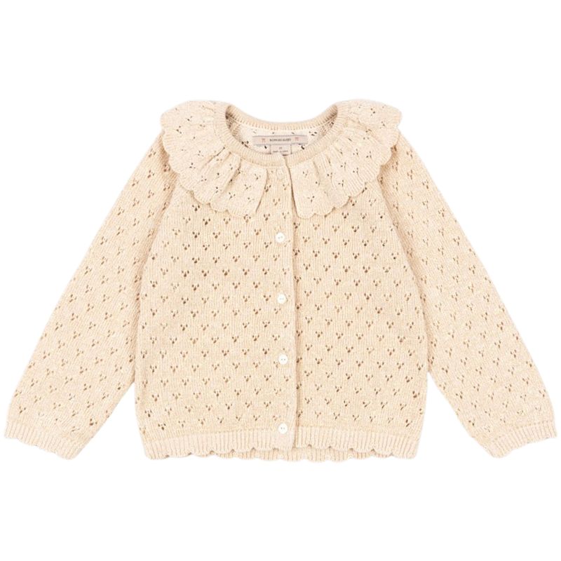 Konges Sløjd Holiday cardigan til barn, Buttercream