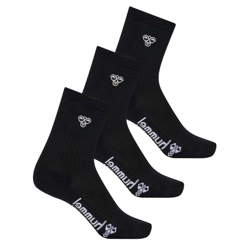 Hummel jr Bee 3-Pack sokker til barn, Black