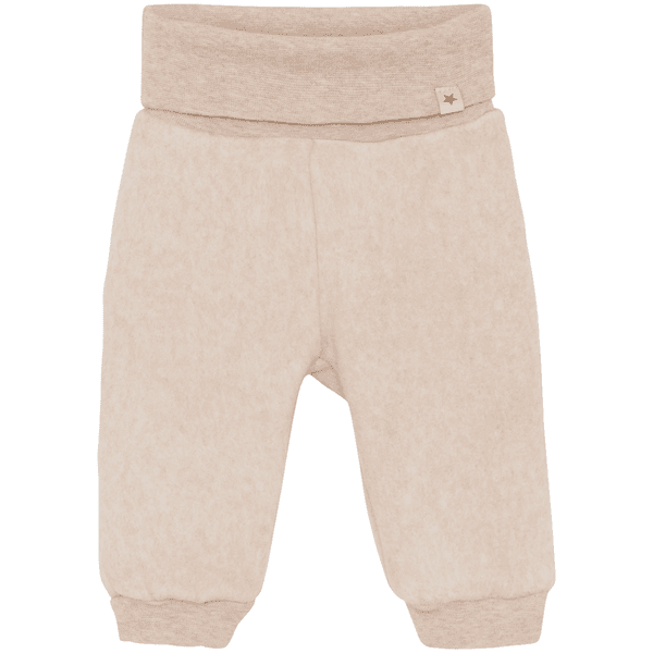 Hovedbilde Huttelihut bukse i bomullsfleece, Camel Melange