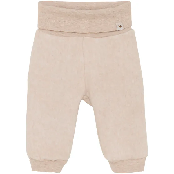 Hovedbilde Huttelihut bukse i bomullsfleece, Camel Melange