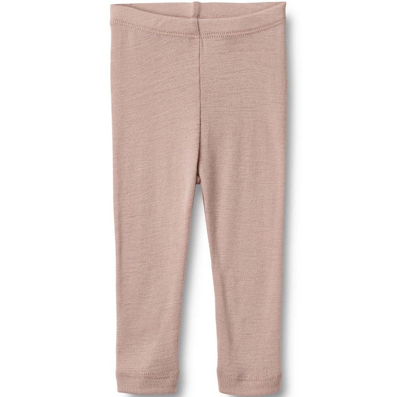 Wheat Agi leggings i ull til baby, Dry Rose