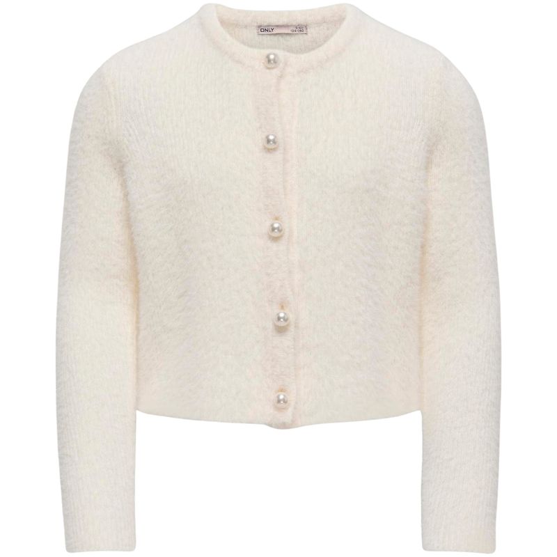Kids Only Kogpiumo cardigan til barn, Cloud Dancer